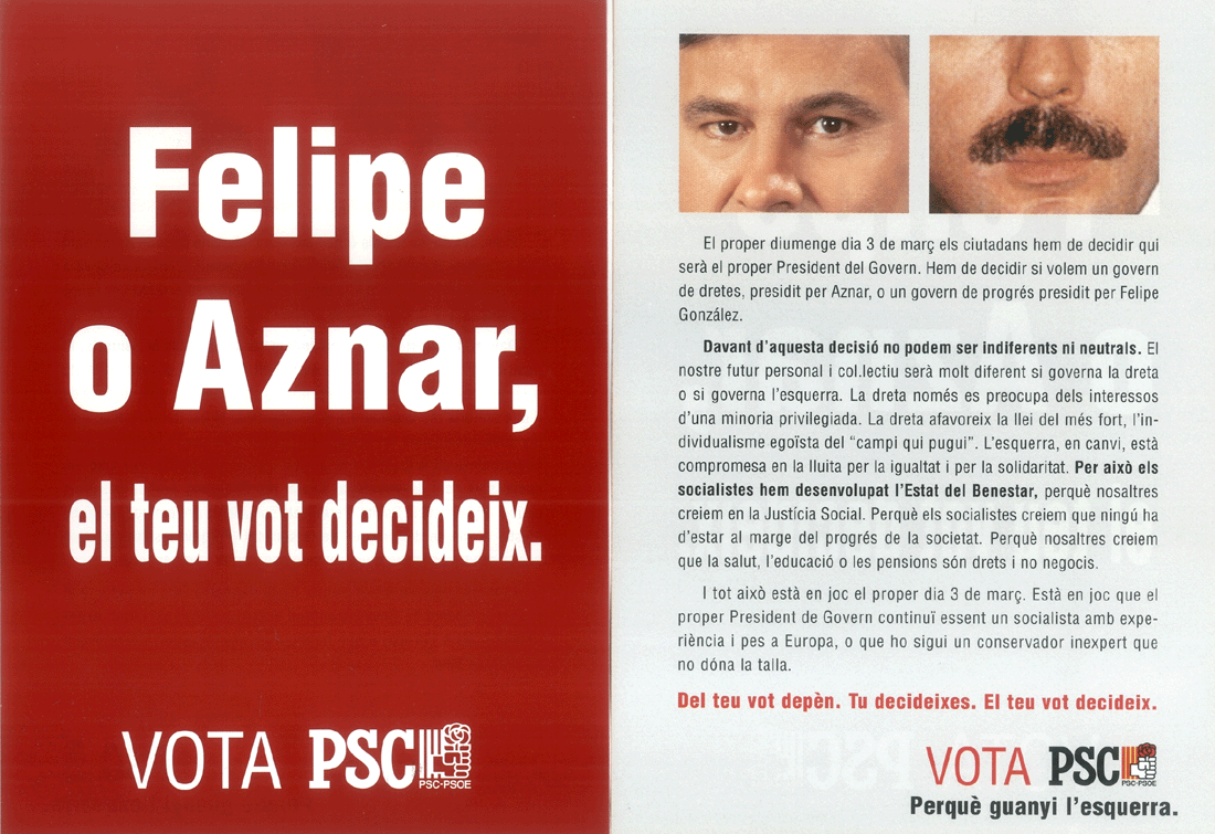 Felipe o Aznar, el teu vot decideix