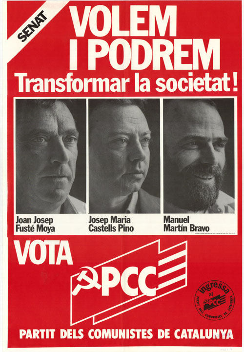 Volem i podrem Transformar la societat! vota PCC : Senat