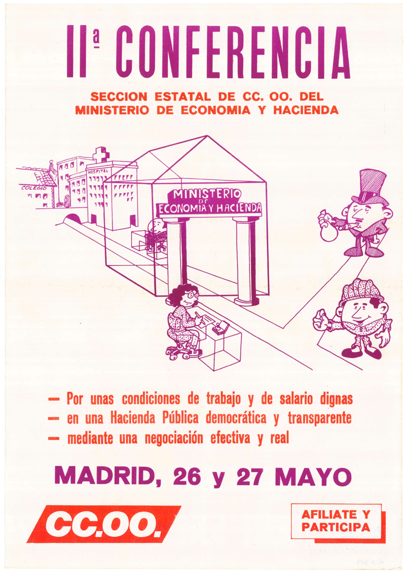 IIª conferencia sección estatal de CC.OO. del Ministerio de Economía y Hacienda