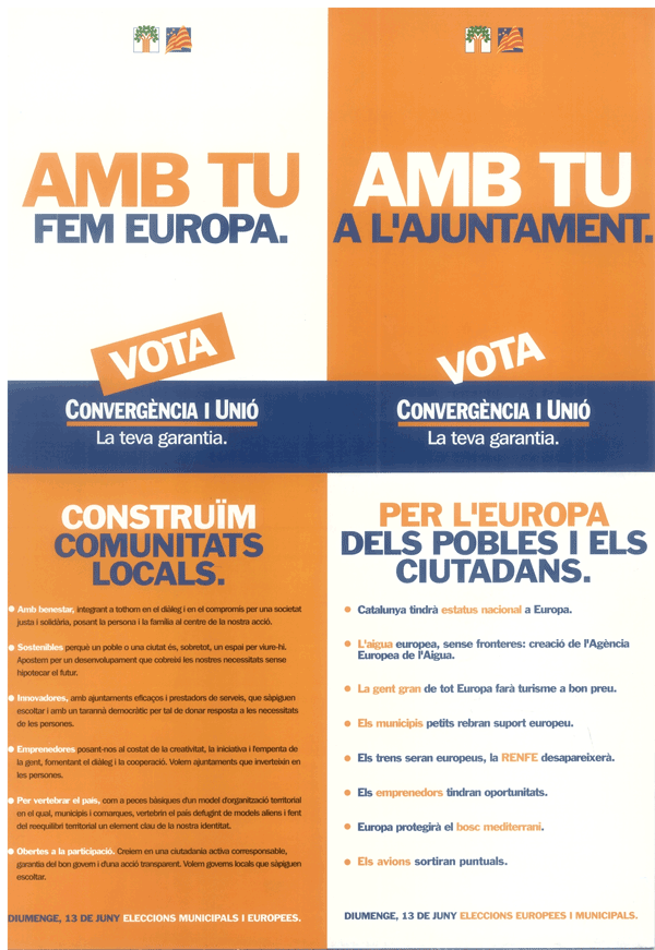 Amb tu fem Europa : amb tu a l'ajuntament