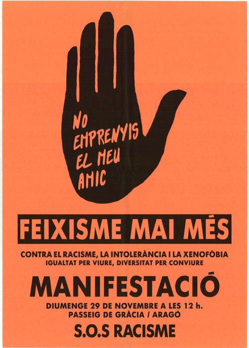 No emprenyis el meu amic : feixisme mai més