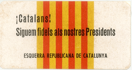 ¡Catalana! siguem fidels  als nostres Presidents
