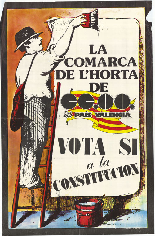 La comarca de l'Horta de CC.OO. del País Valencià vota sí a la Constitución