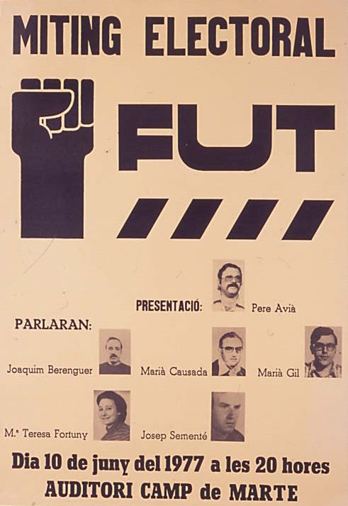 Miting electoral : Auditori Camp de Marte