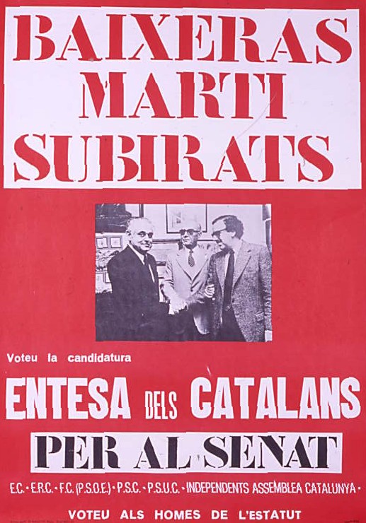 Voteu la candidatura Entesa dels Catalans per al Senat