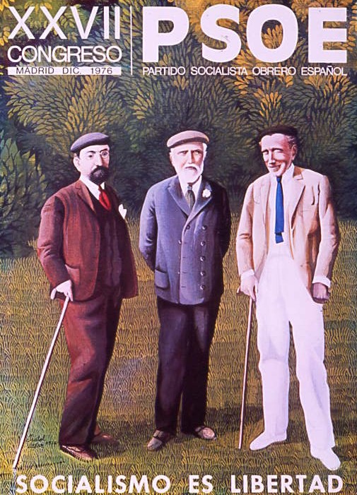 XXVII Congreso Madrid dic. 1976 : Socialismo es libertad