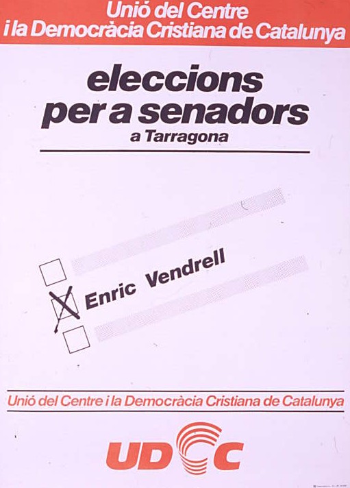 Eleccions per a senadors a Tarragona : Enric Vendrell