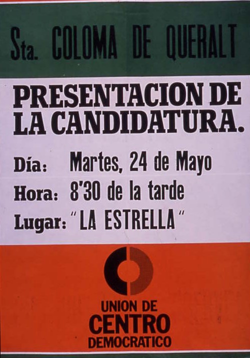 Sta. Coloma de Queralt : Presentación de candidatura