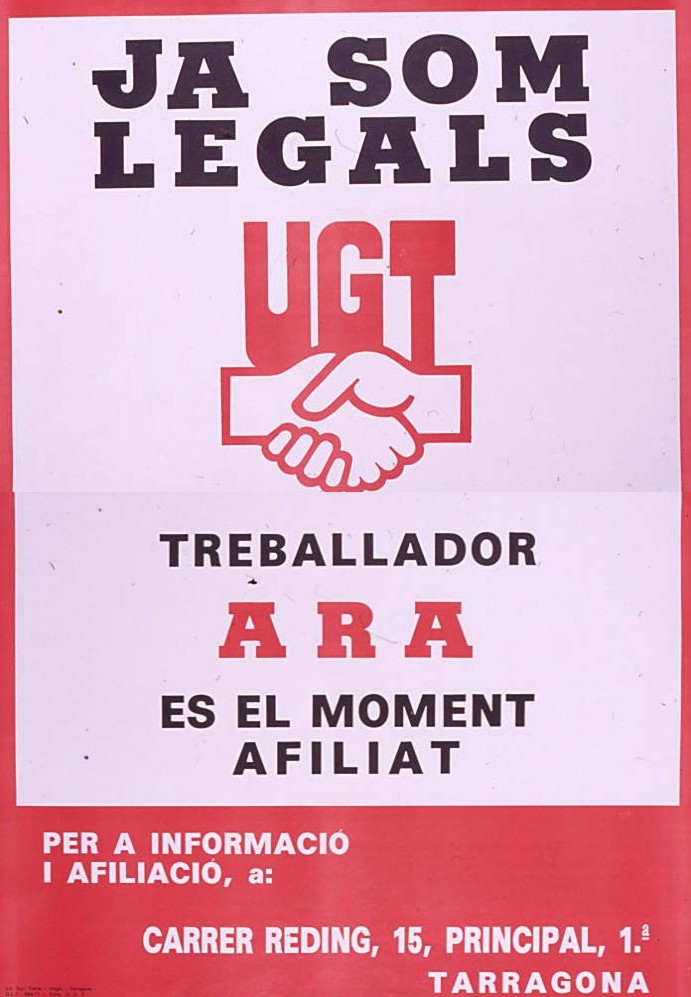 Ja som legals : Treballador ara es el moment : Afiliat