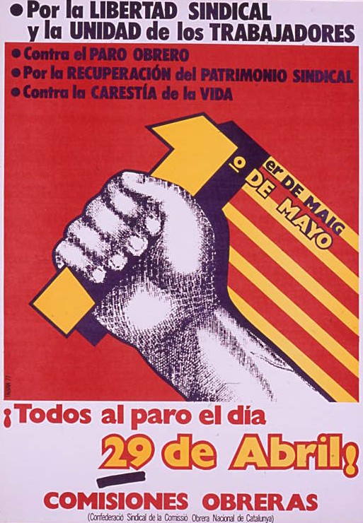 1er de maig = 1º de mayo : ¡Todos al paro el día 29 de abril!