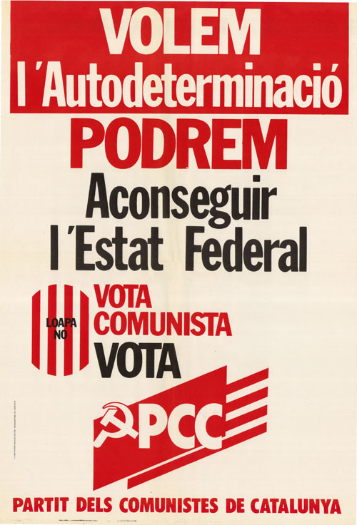 Volem l'Autodeterminació Podrem aconseguir l'Estat Federal