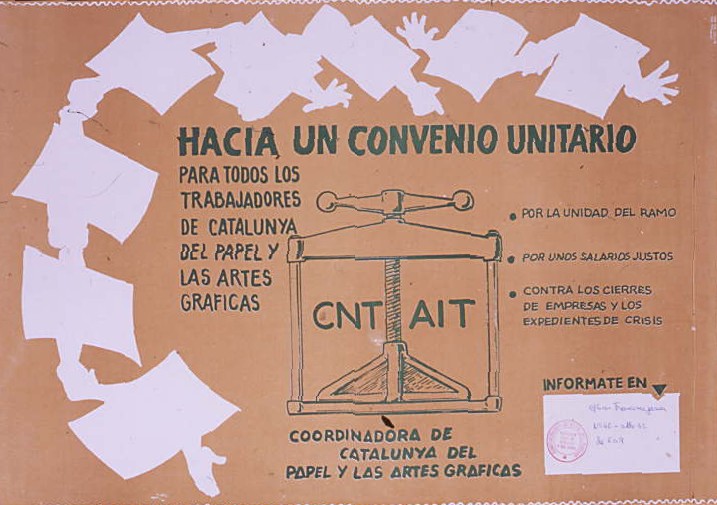 Hacia un convenio unitario para todos los trabajadores de Catalunya del papel y las artes gráficas : Coordinadora de Catalunya del Papel y las Artes Gráficas