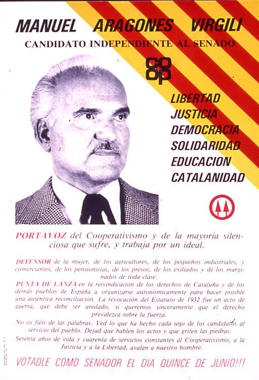 Manuel Aragones i Virgili : Candidato Independiente al Senado