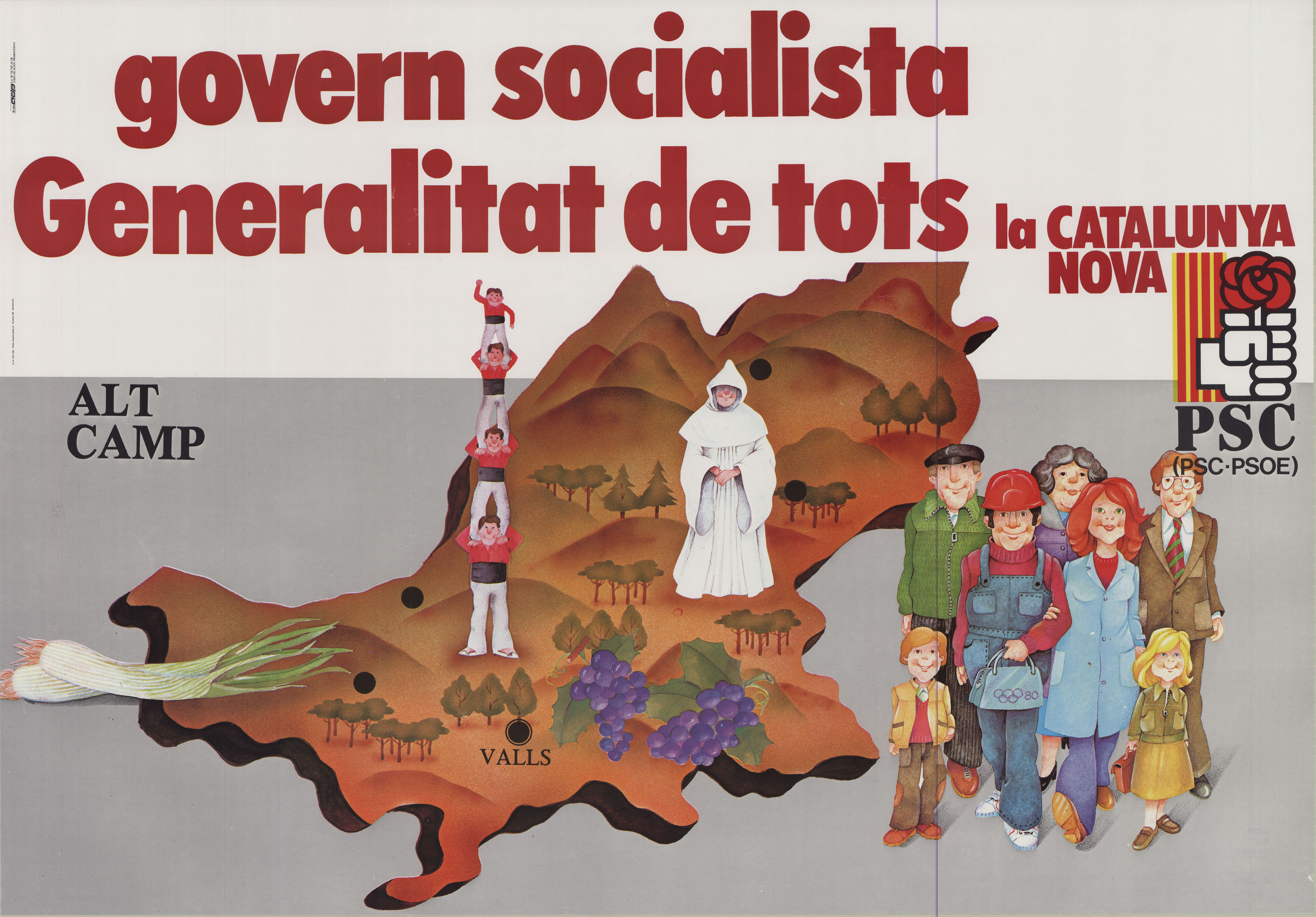 Govern socialista Generalitat de tots : la Catalunya Nova : Alt Camp