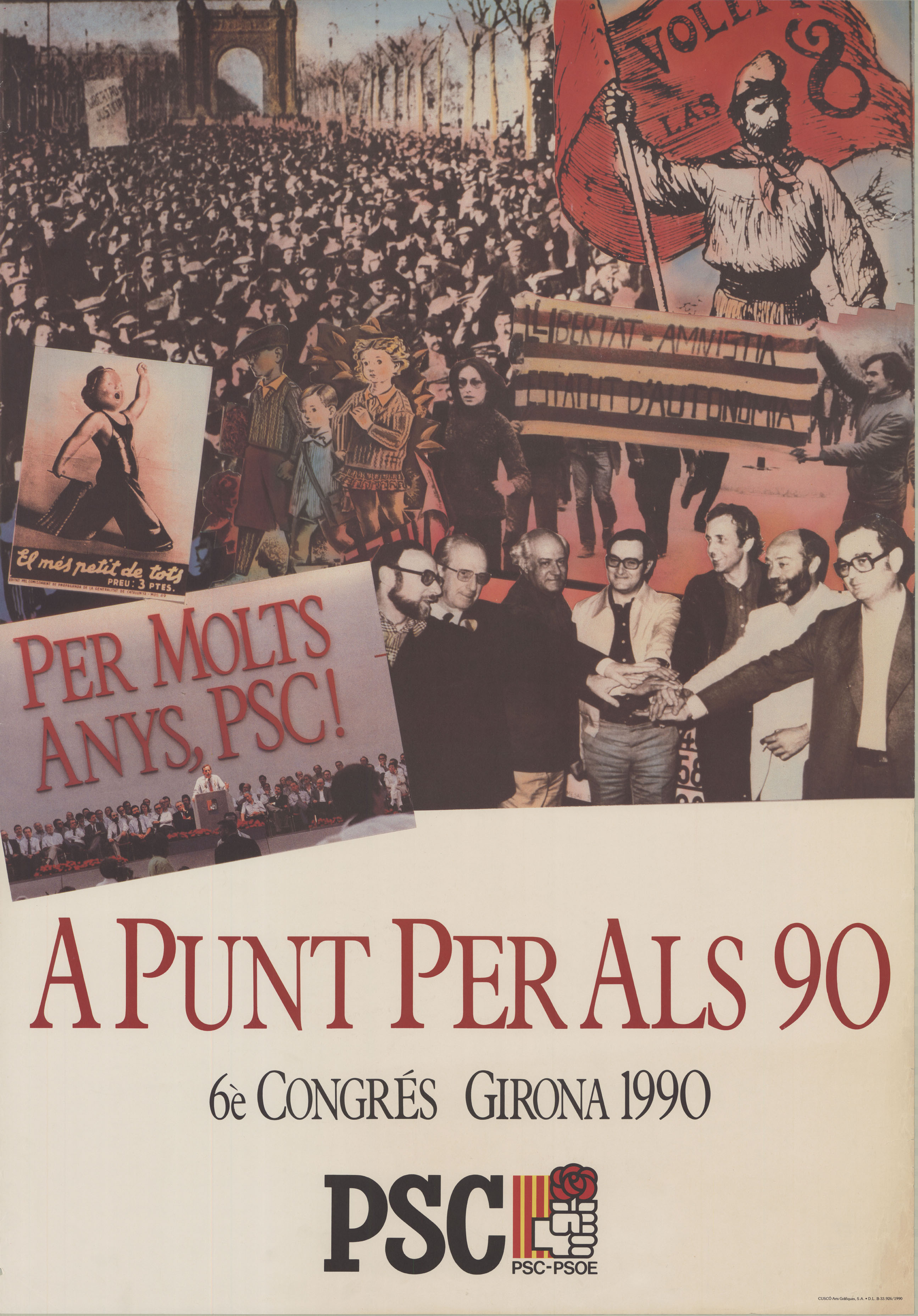 A punt per als 90 : 6è Congrés Girona 1990
