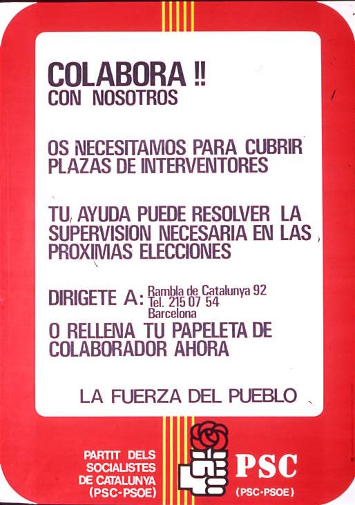 Colabora con nosotros : La fuerza del pueblo