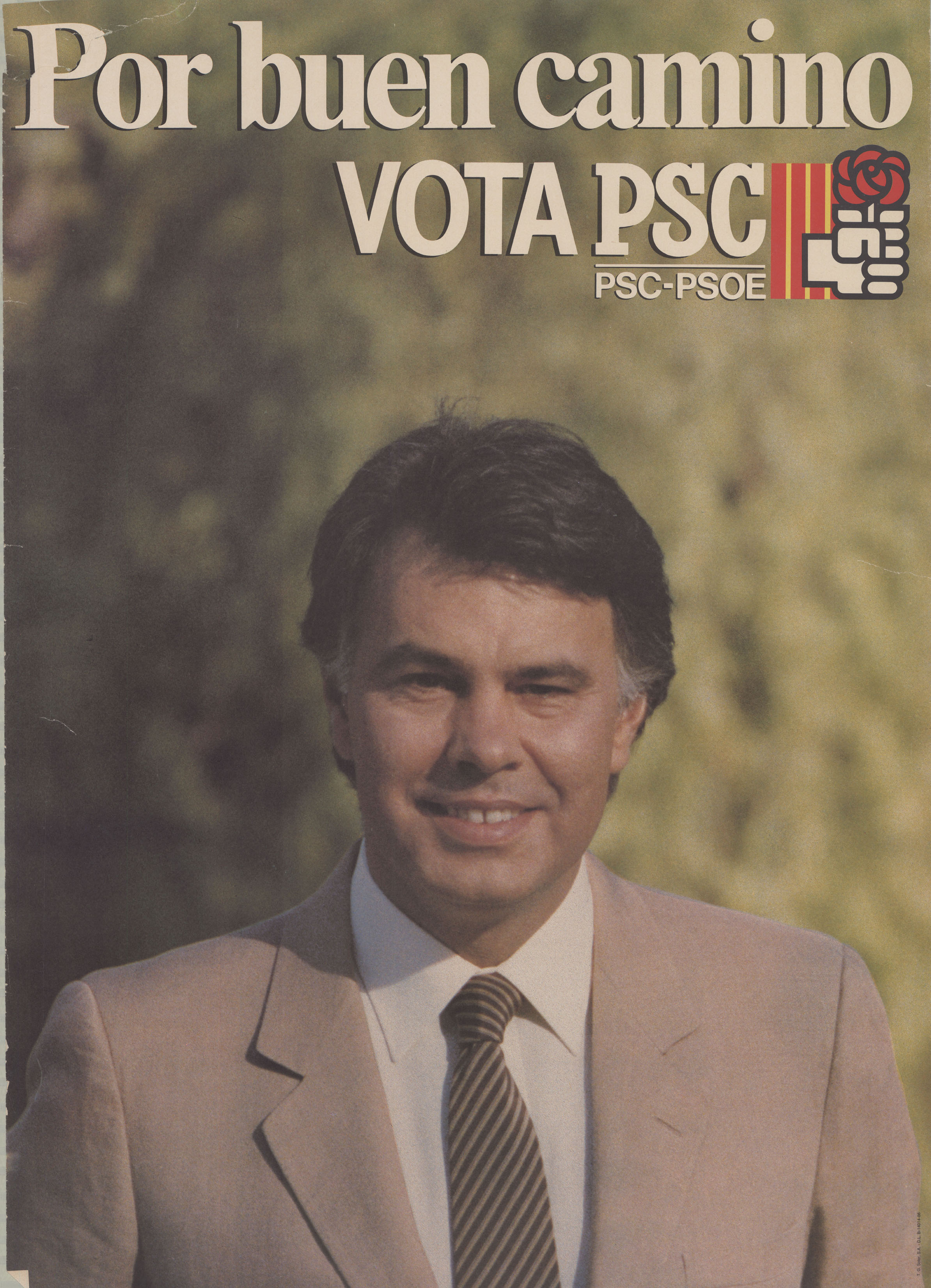 Por buen camino : vota PSC : PSC-PSOE
