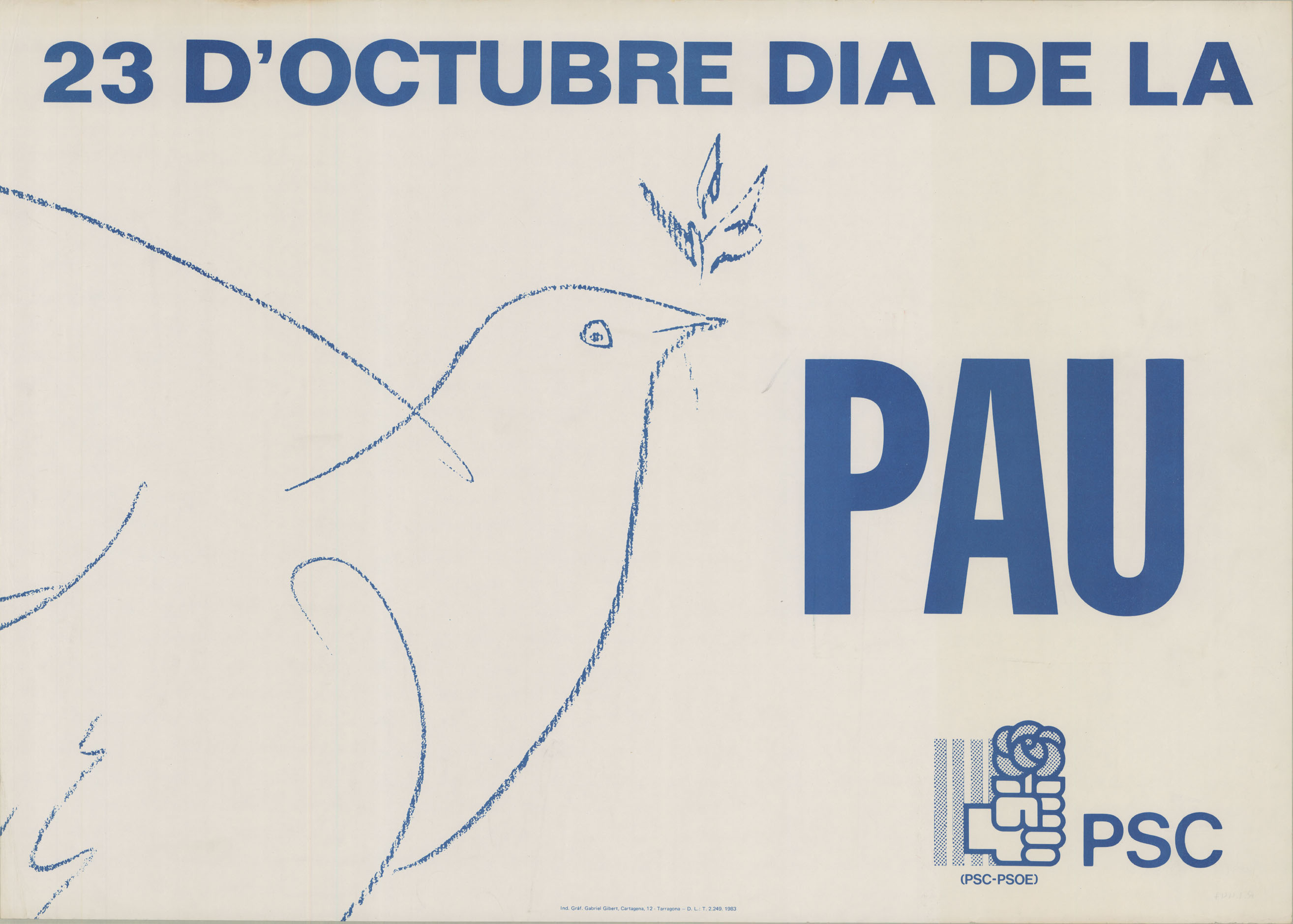23 d'octubre dia de la pau