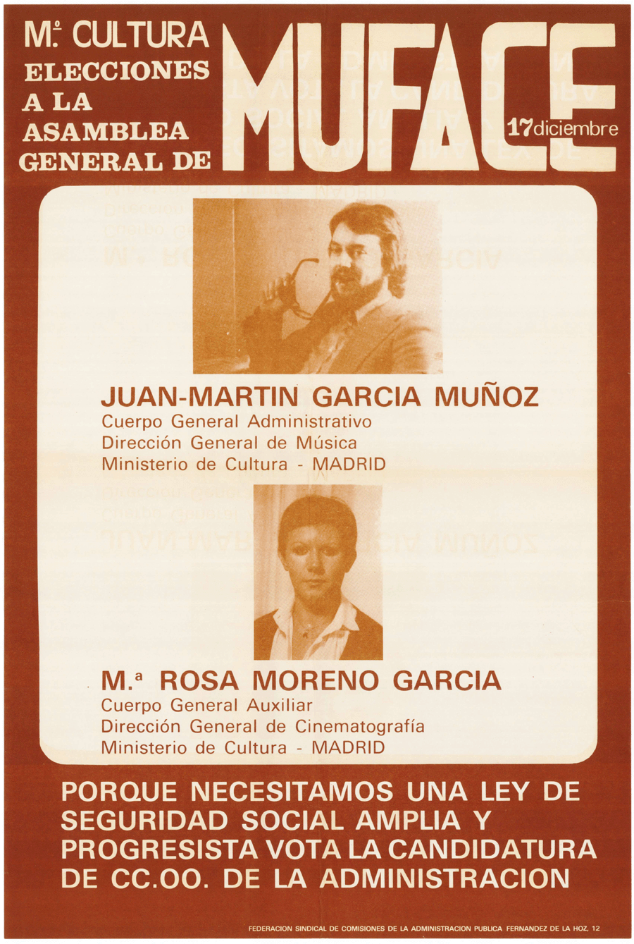 Mº Cultura elecciones a la Asamblea General de MUFACE