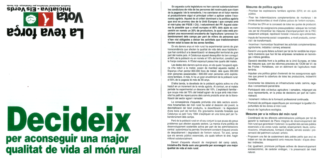 Decideix per aconseguir una major qualitat de vida al món rural