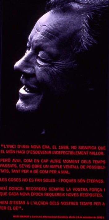 Willy Brandt (carta a la Internacional Socialista, Berlin 15 de setembre de 1992)