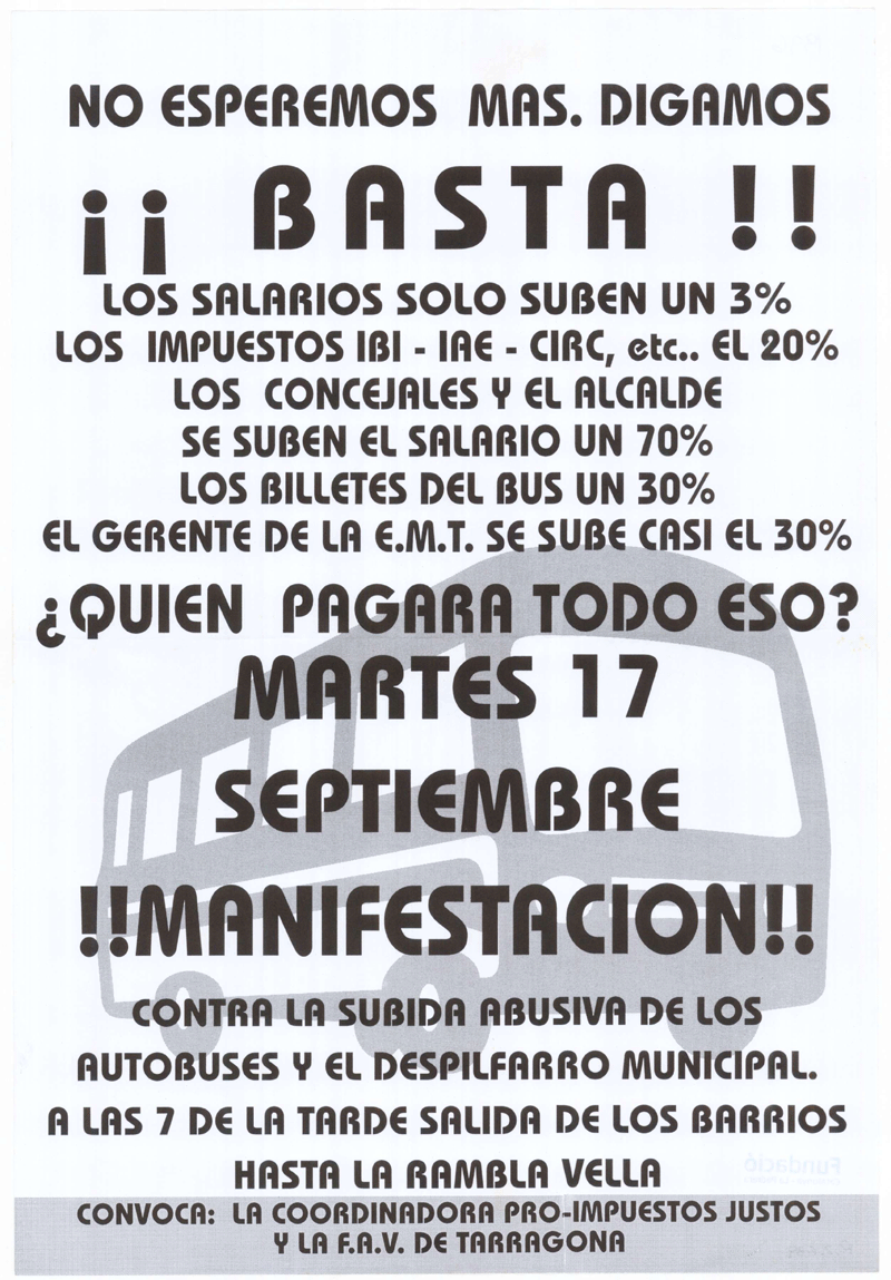 No esperemos mas. Digamos ¡¡Basta!! : los salarios solo suben un 3%... [...]