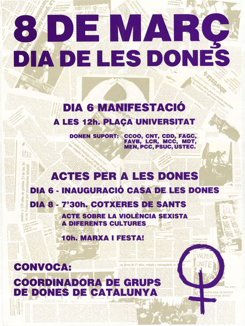 8 de març dia de les dones