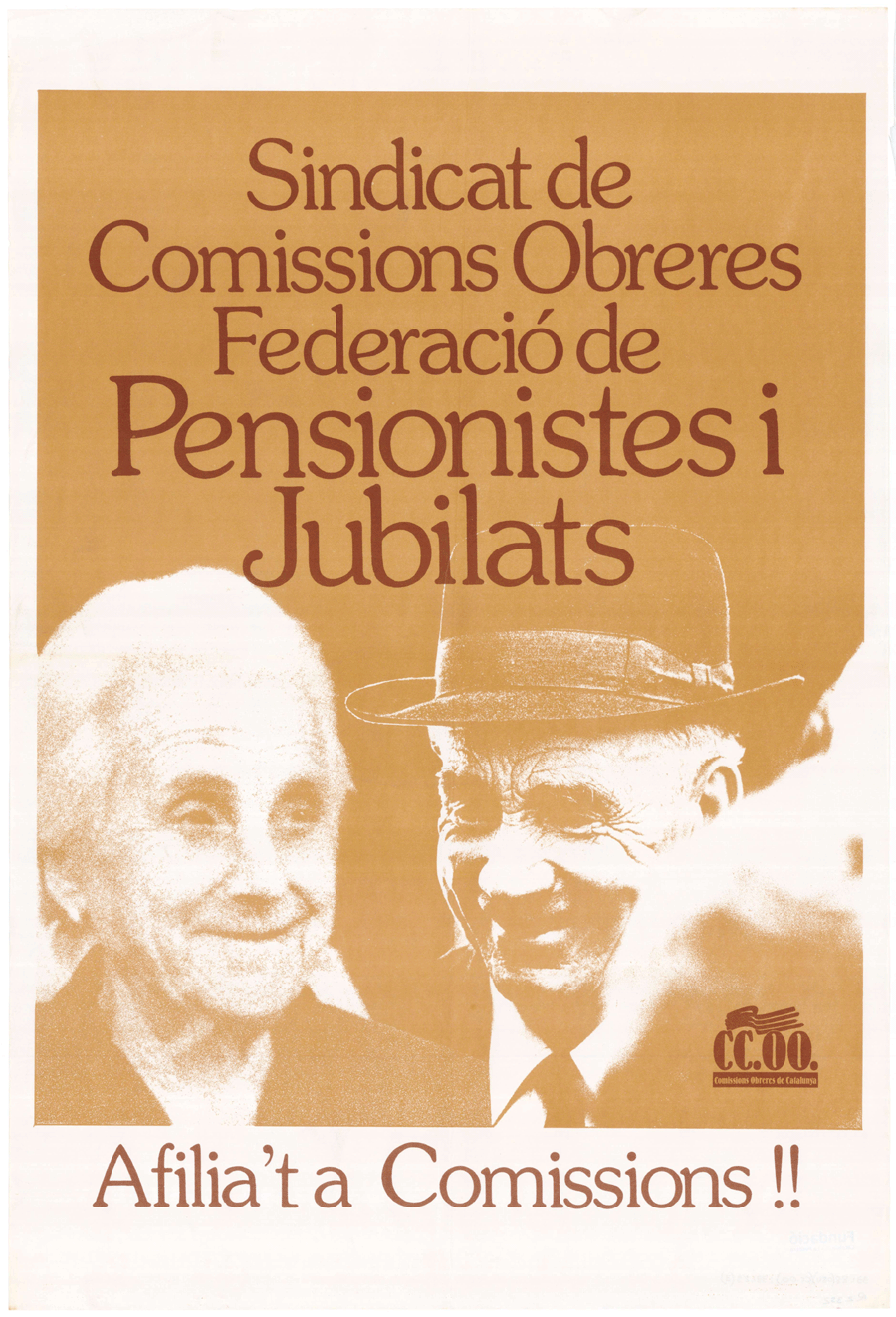 Sindicat de Comissions Obreres federació de pensionistes i jubilats : afilia't a Comissions!!
