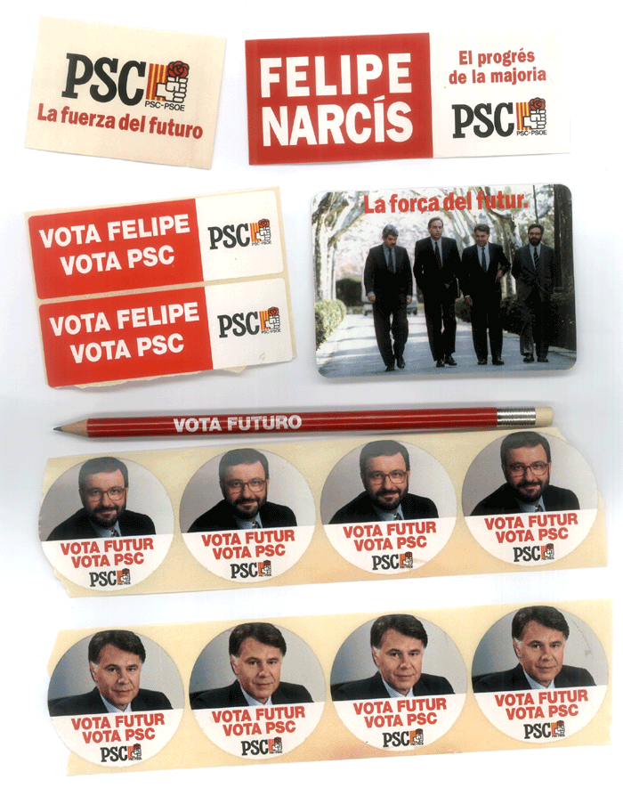 PSC (PSC-PSOE) [objectes diversos]