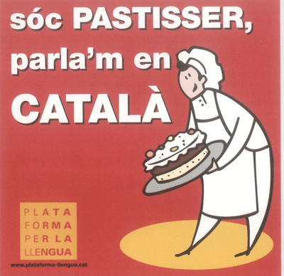 sóc pastisser, parla'm en català