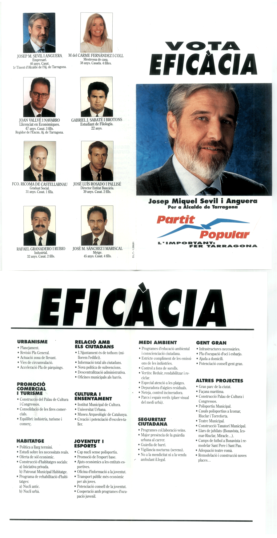 Vota eficàcia : Josep Miquel Sevil i Anguera