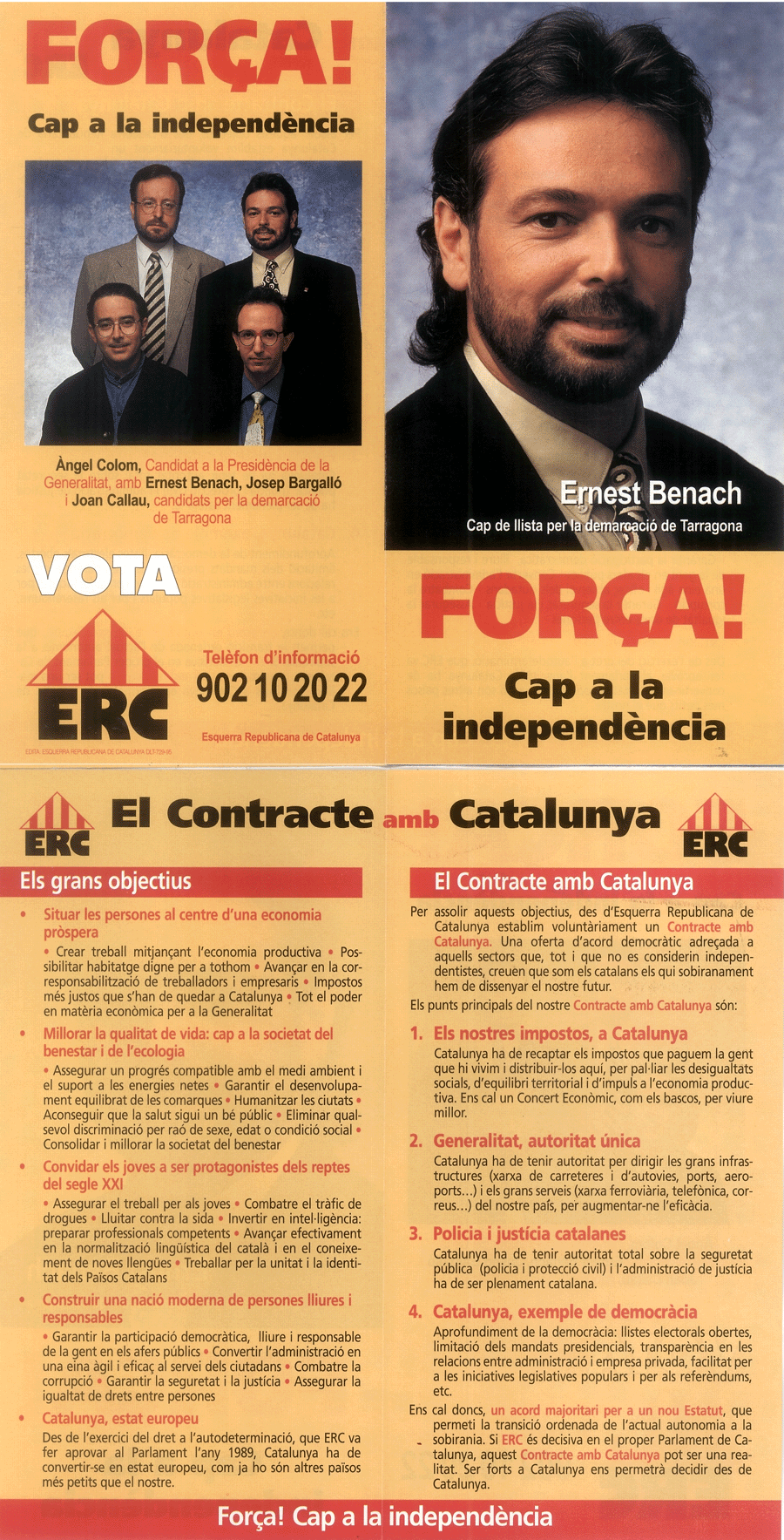 Ernest Benach : cap de llista per la demarcació de Tarragona
