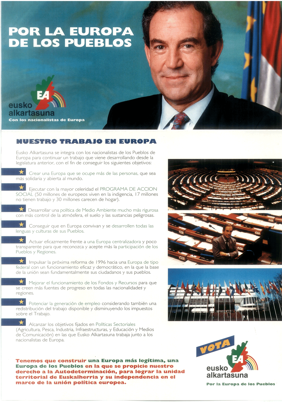 Por la Europa de los pueblos = herrien Europaren alde