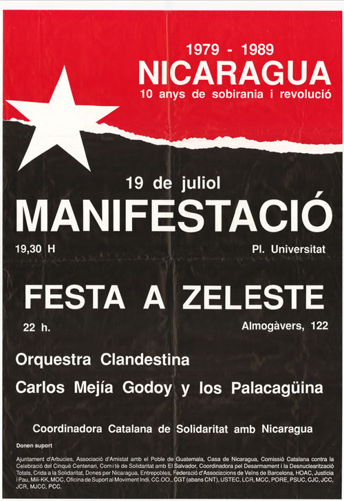 1979-1989 Nicaragua 10 anys de sobirania i revolució : 19 de juliol manifestació