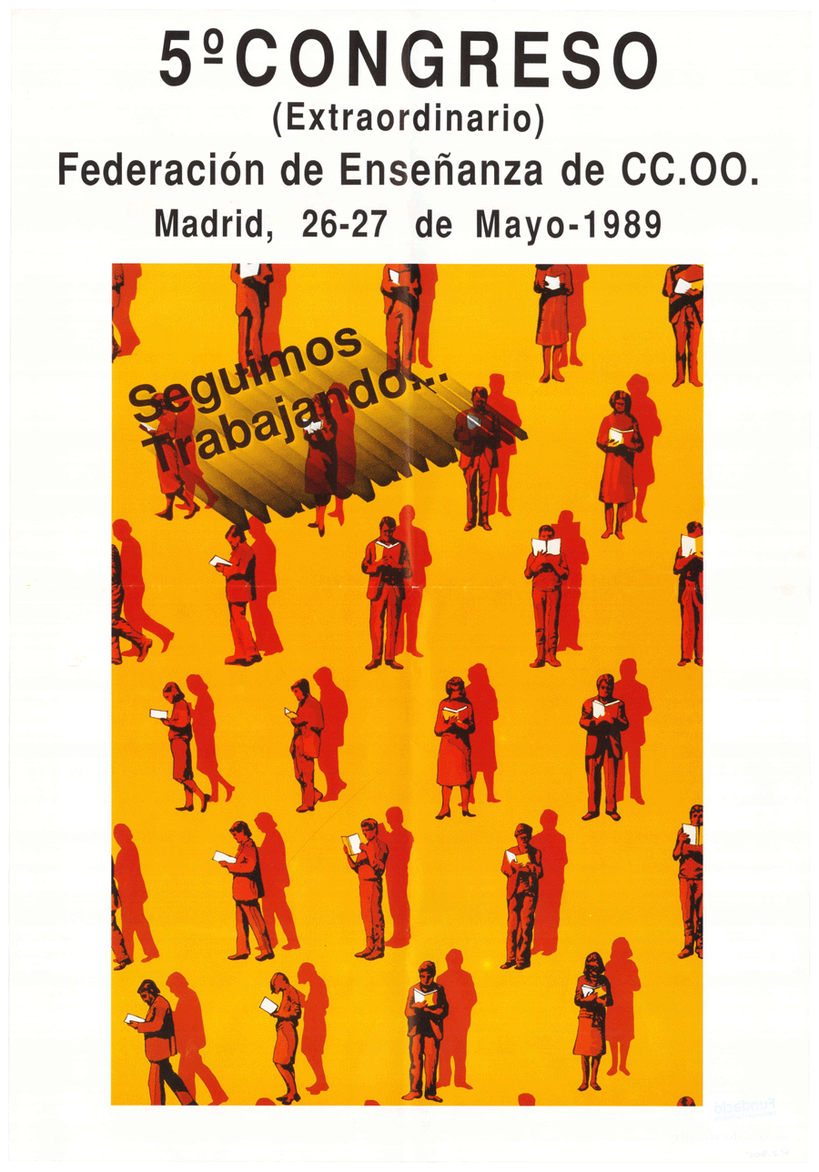 5º Congreso (extraordinario) Federación de Enseñanza de CC.OO. Madrid, 26-27 de mayo -1989