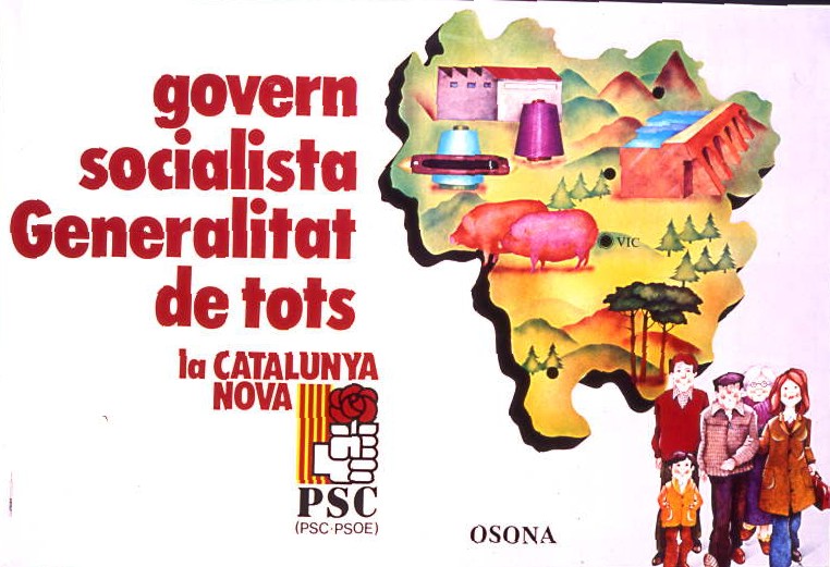 Govern socialista Generalitat de tots : la Catalunya Nova : Osona