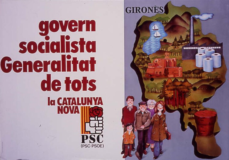 Govern socialista Generalitat de tots : la Catalunya Nova : Gironès