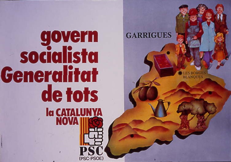 Govern socialista Generalitat de tots : la Catalunya Nova : Garrigues