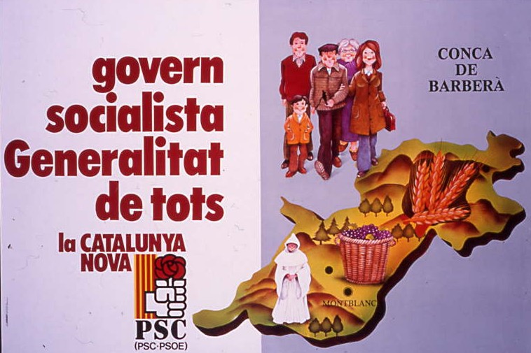 Govern socialista Generalitat de tots : la Catalunya Nova : Conca de Barberà