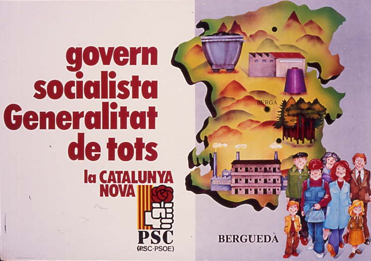 Govern socialista Generalitat de tots : la Catalunya Nova : Berguedà