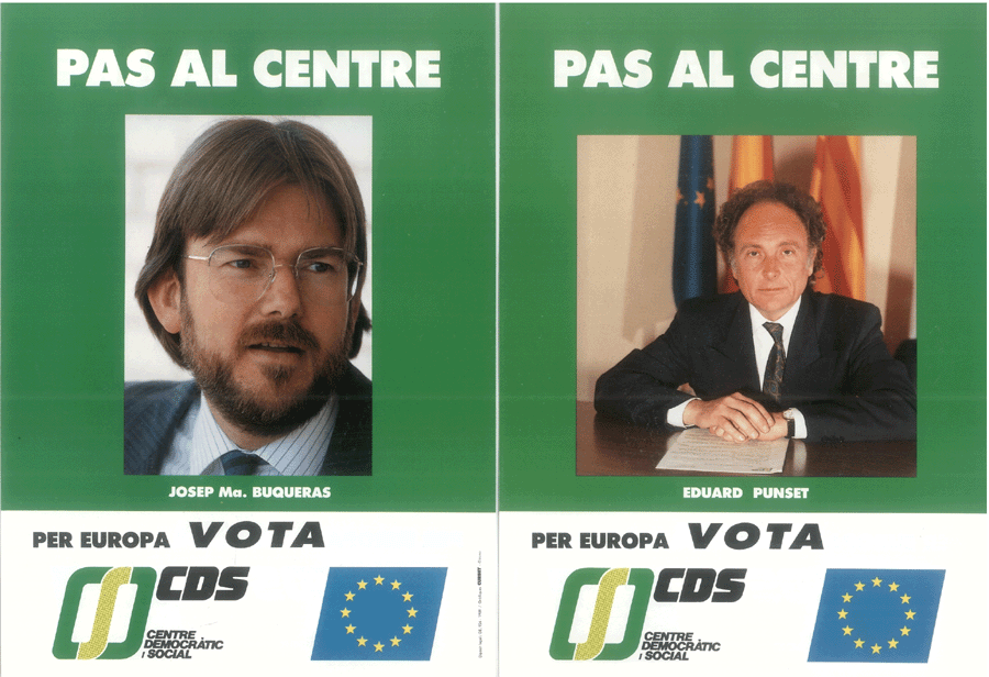 Pas al centre : Josep Ma. Buqueras : Eduard Punset