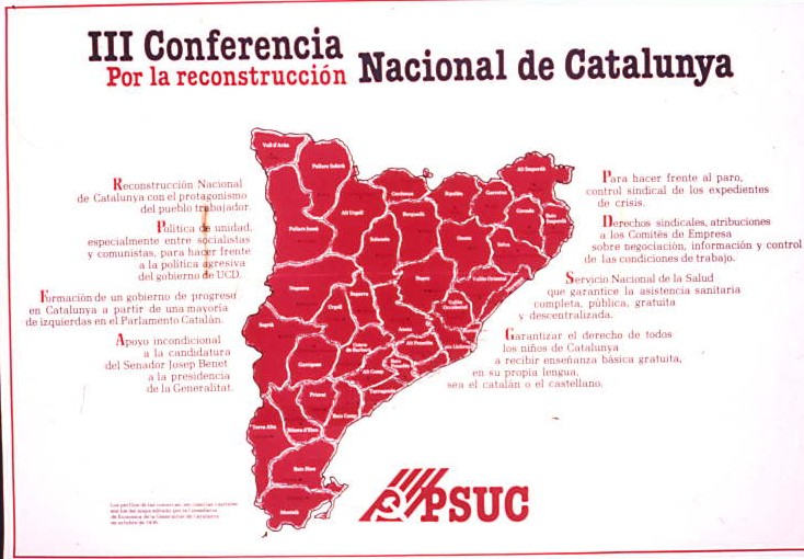 III Conferencia Nacional de Catalunya : Por la reconstrucción