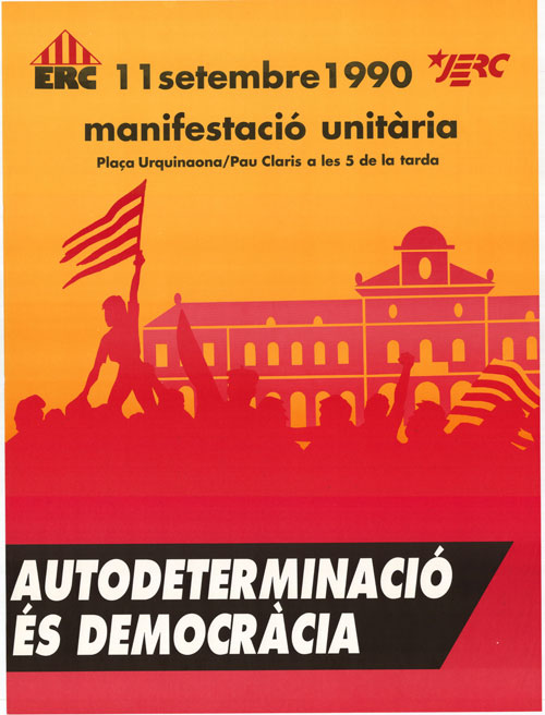 11 setembre 1990 : manifestació unitària : autodeterminació és democràcia