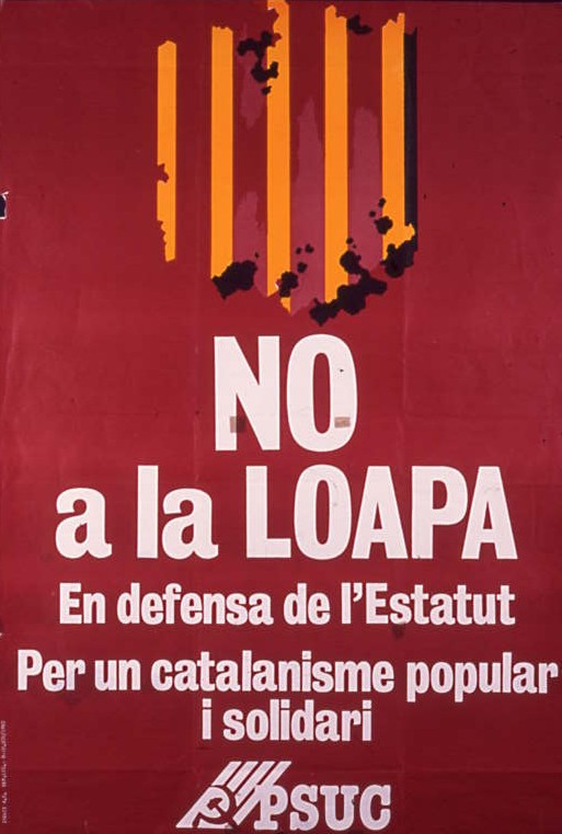 No a la LOAPA : En defensa de l'Estatut : Per un catalanisme popular i solidari