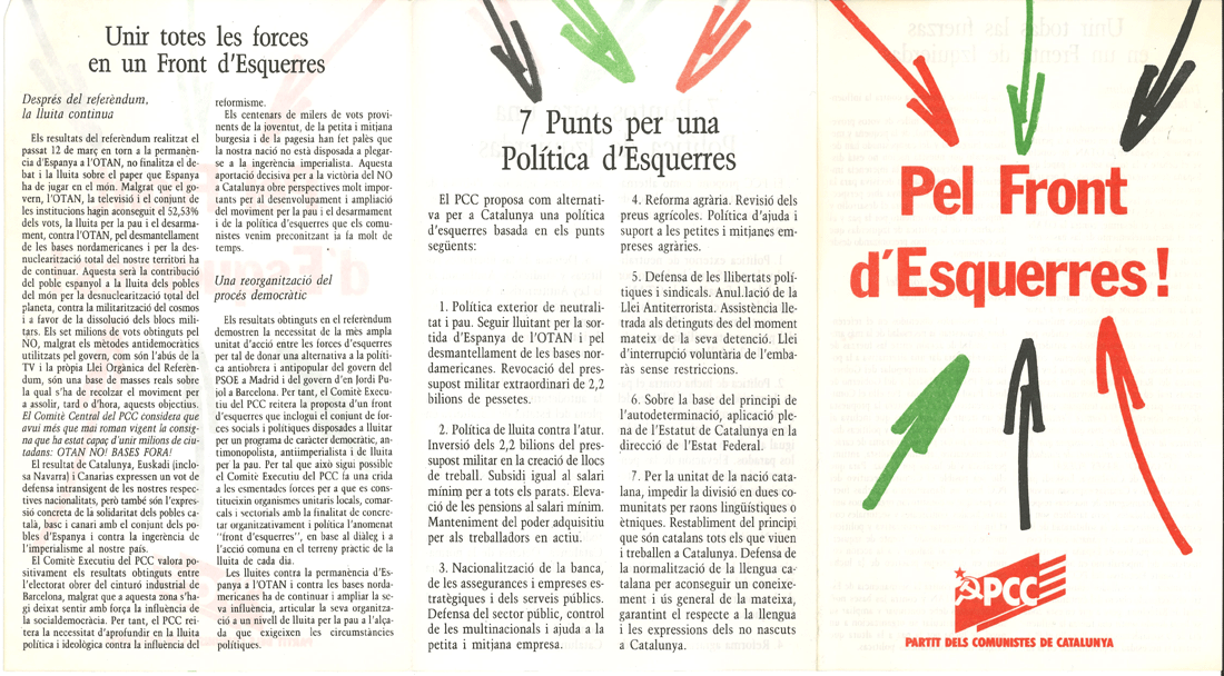 Pel Front d'Esquerres!