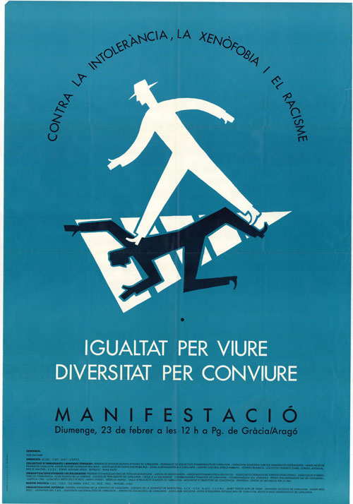 Contra la intolerància, la xenofòbia i el racisme : igualtat per viure diversitat per conviure