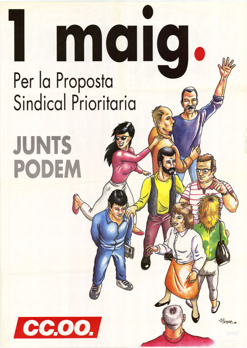 1  maig : per la proposta sindical prioritaria : junts podem