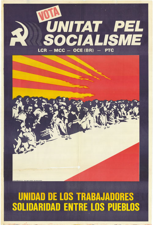 Vota Unitat pel Socialisme : Unidad de los trabajadores solidaridad entre los pueblos