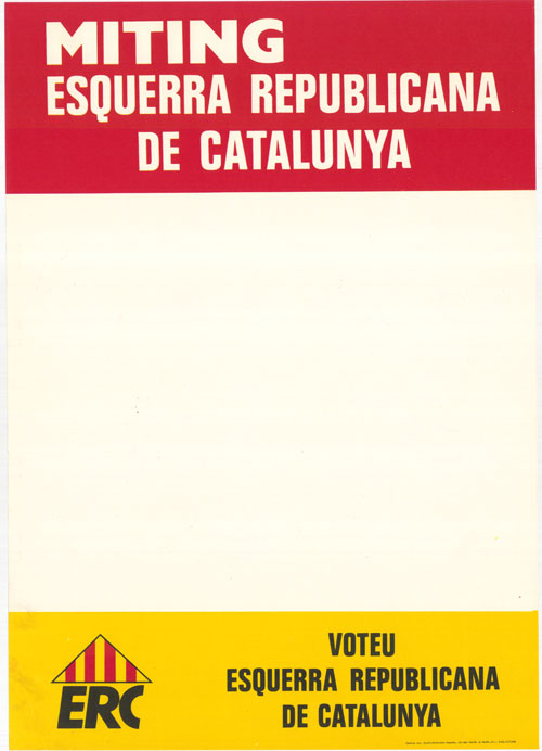 Miting Esquerra Republicana de Catalunya