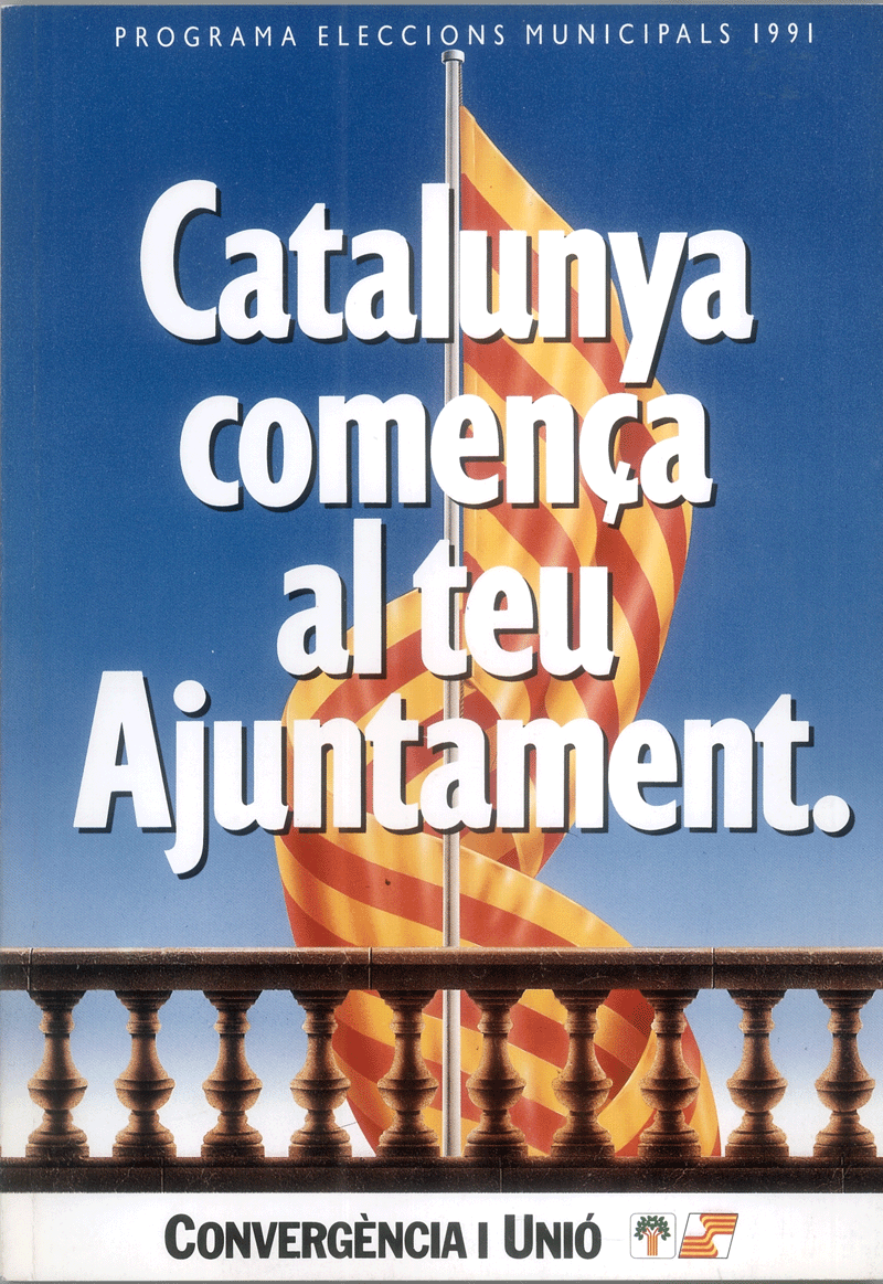Catalunya comença al teu Ajuntament : programa eleccions municipals 1991
